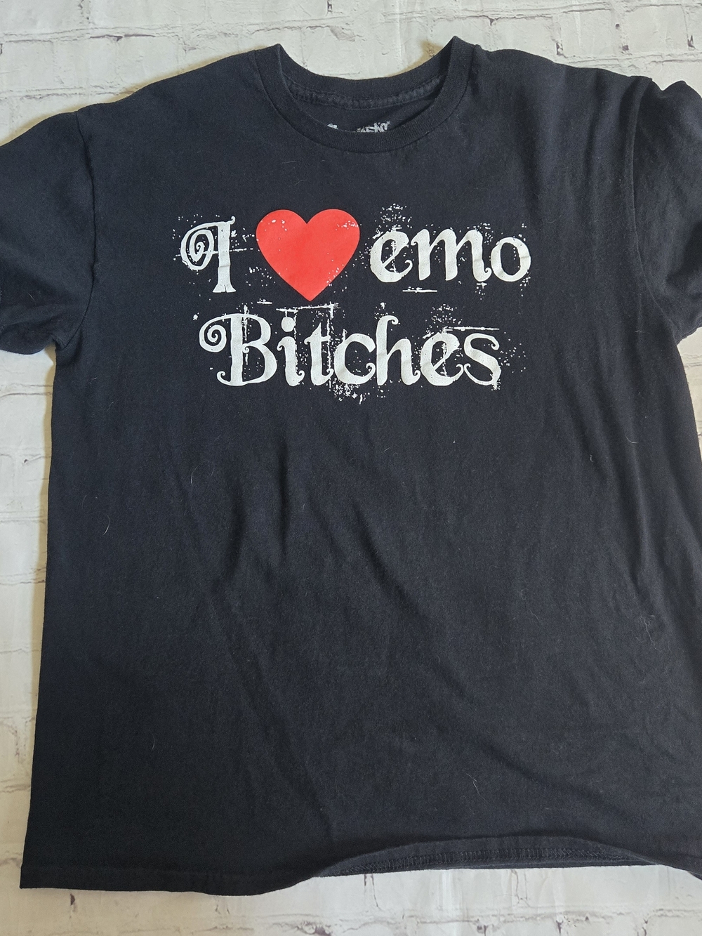 Spencer's  “I Love Emo Bitches”  Y2K Tee  Alternative Punk Emo Goth Grunge